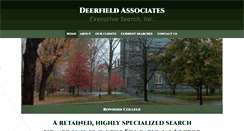 Desktop Screenshot of deerfieldassociates.com
